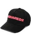 DSQUARED2 CONTRAST LOGO BASEBALL CAP