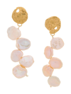 Alighieri La Jetee Pearl Earrings In Gold,pearl