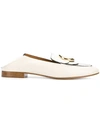 Chloé Chloe White Shiny Loafers In White