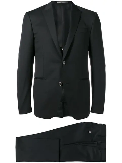 Corneliani Classic Waistcoat Suit In Black