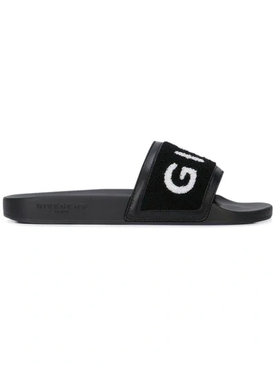 Givenchy Beach Sandals 3001h0bg In Black