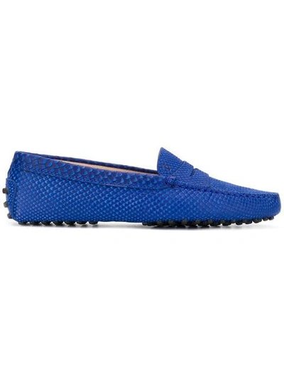 Tod's Moccasins Gommini In Blue