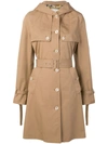 GUCCI HOODED TRENCH COAT