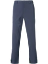 Prada Plain Tailored Trousers In Blue