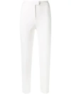 PINKO CROPPED SLIM FIT TROUSERS