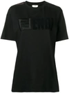 FENDI FENDI LOGO T恤 - 黑色
