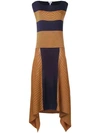 LOEWE STRIPED MIDI DRESS