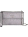 DOLCE & GABBANA CRYSTAL EMBELLISHED DG CROSSBODY BAG