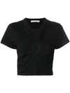 ALEXANDER WANG T CROPPED KEYHOLE T-SHIRT