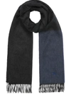 BURBERRY COLOUR BLOCK CASHMERE SCARF