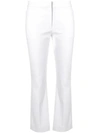 THEORY FLARED CROPPED TROUSERS