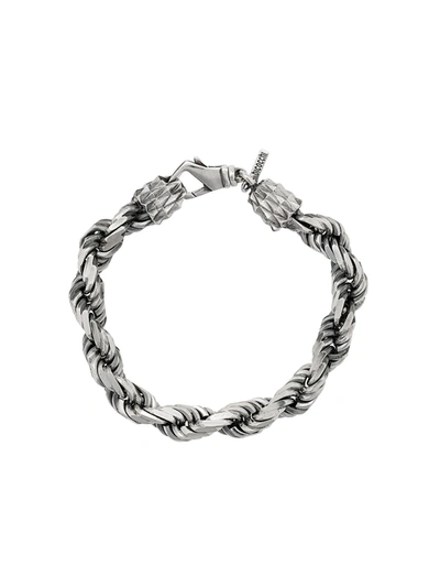 Emanuele Bicocchi Chain-link Bracelet In Silver