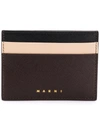 MARNI LOGO EMBOSSED CARD HOLDER