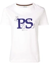 PS BY PAUL SMITH PS BY PAUL SMITH LOGO PRINT T-SHIRT - WHITE