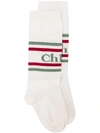 CHLOÉ logo mid-calf socks