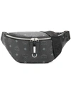 Mcm Fursten Visetos Small Belt Bag - Grey In Black