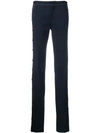 RED VALENTINO CONTRAST STITCH SLIM FIT TROUSERS