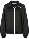 Givenchy Zip-front Hooded Wind-resistant Jacket In Black