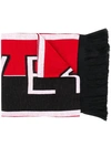 GIVENCHY KNITTED LOGO SCARF