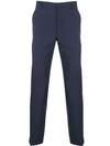 Prada Tailored Tapered Trousers In Blue