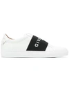 Givenchy Urban Street Logo-print Leather Slip-on Sneakers In White