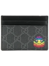 GUCCI GG SUPREME EAGLE HEAD CARDHOLDER