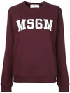 MSGM SWEATSHIRT MIT LOGO