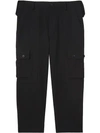 BURBERRY CROPPED CARGO TROUSERS