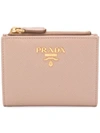 PRADA COMPACT LOGO WALLET