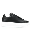 Alexander Mcqueen Oversized Low-top Sneakers In Black