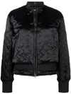 TOM FORD QUILTED SATIN BOMBER JACKET