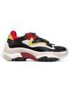 Ash Chunky Sole Sneakers In Black
