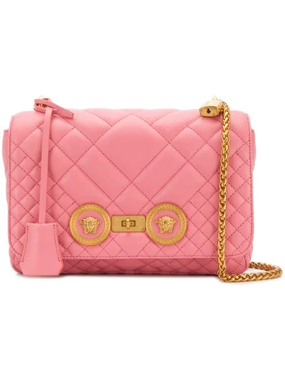 Versace Quilted Icon单肩包 - 粉色 In Pink