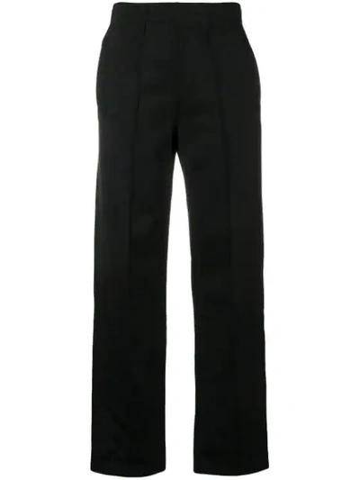 Givenchy Pleated Wool And Mohair-blend Tapered Pants In Black