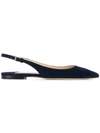 JIMMY CHOO ERIN SUEDE BALLERINAS