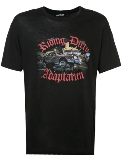 Adaptation Riding Dirty T-shirt In Black