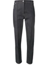 Rokh Cropped Trousers In Blue