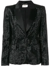 Alberta Ferretti Stud Embellished Blazer In Black