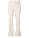 MOTHER CROPPED BOOTCUT TROUSERS