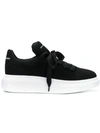 Alexander Mcqueen Knitted Oversized Sneakers In Black