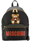 MOSCHINO LOGO PATCH BACKPACK