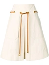 TORY BURCH BELTED SKIRT