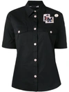 LOVE MOSCHINO COLLEGE DOLL PATCH SHIRT