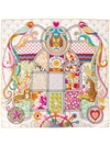 FERRAGAMO HEAVEN'S DOOR PRINTED SCARF