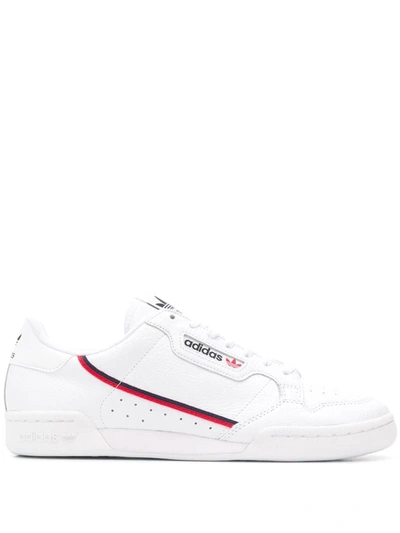Adidas Originals White Continental Rascal Leather Sneakers