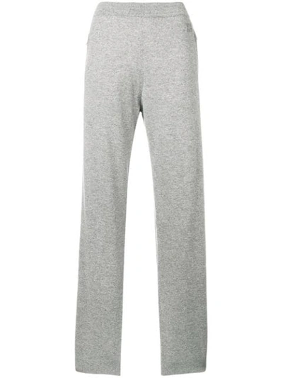 Givenchy Grey Women's Cashmere Track Trousers In White