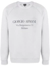 GIORGIO ARMANI LOGO SWEATSHIRT