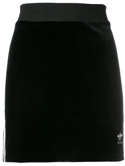 Adidas Originals 3-stripes Skirt In Black