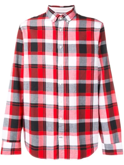 TOMMY HILFIGER PLAID BUTTON DOWN SHIRT 