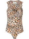 NANUSHKA leopard print bodysuit